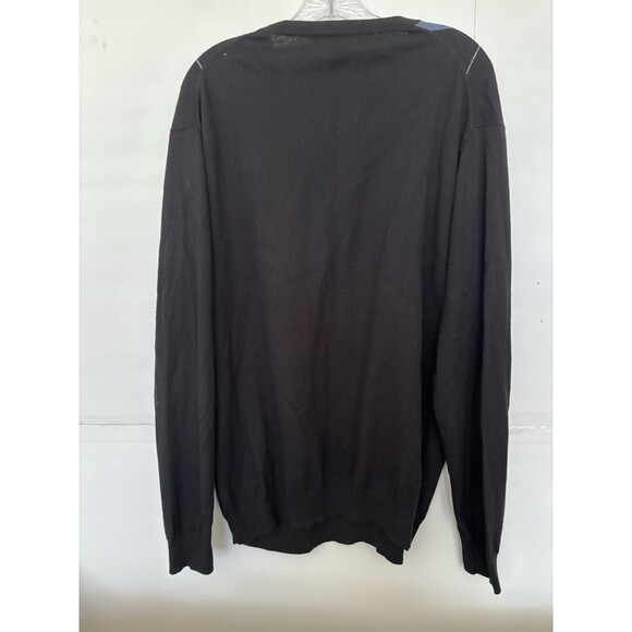 Cashmere Black Knit sweater sz XL GrampaCore Preppy by Sebatian Cooper - Picture 4 of 8